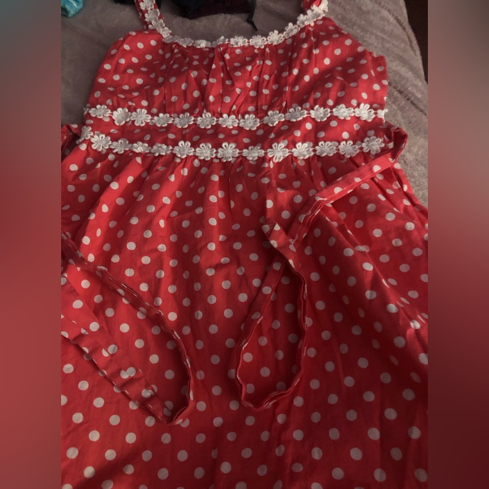 Brand new without tags girls polka dot pattern dress B